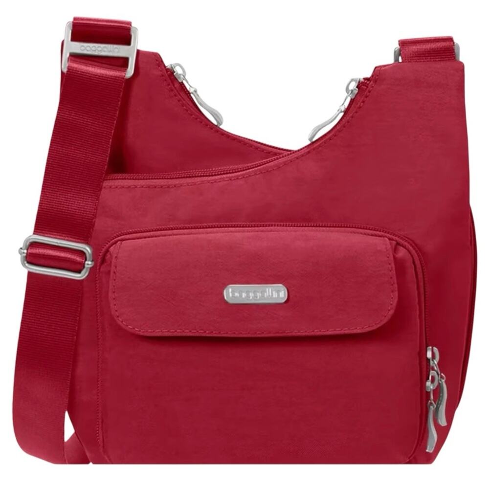 Baggallini Red Crossbody Bag EUC